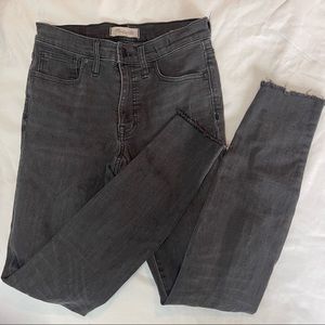 Madewell High-Rise 9” Skinny Demin Jeans Woman’s Size 27